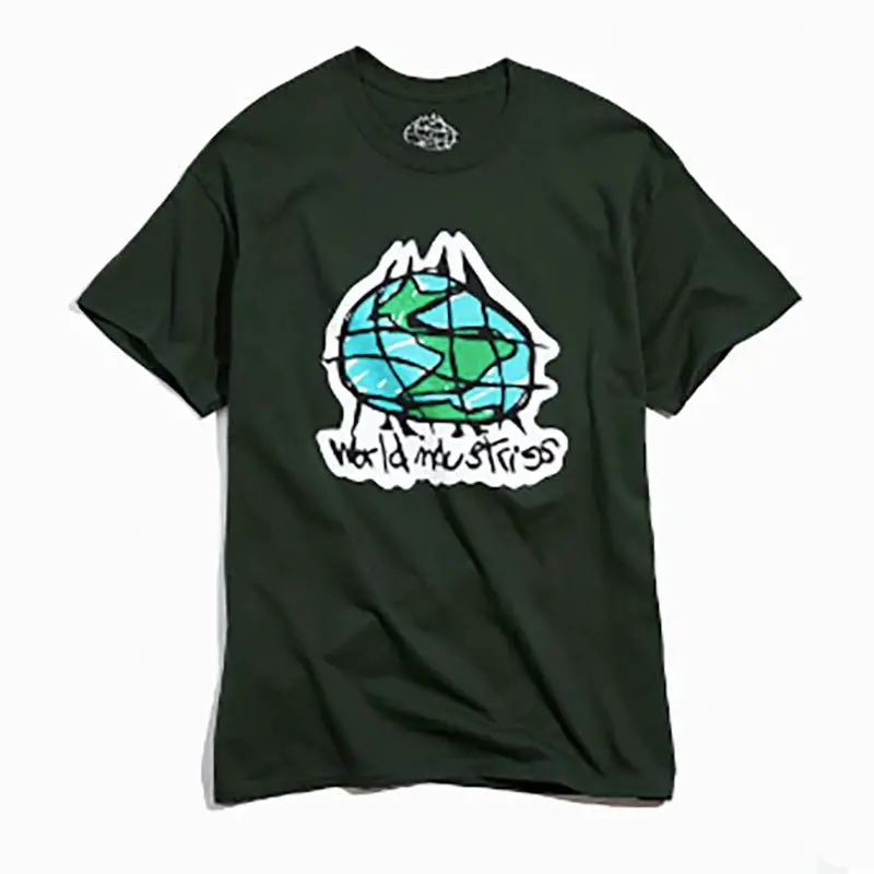 World Industries Scribble Green T-Shirts 1