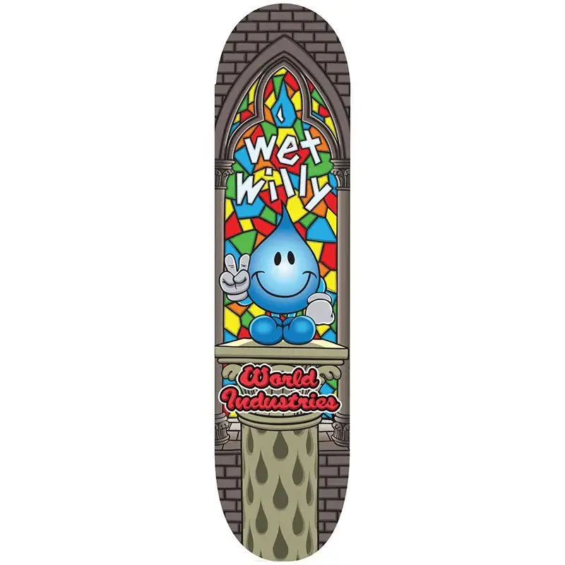World Industries Wet Willy Stained Glass Skateboard Decks 1