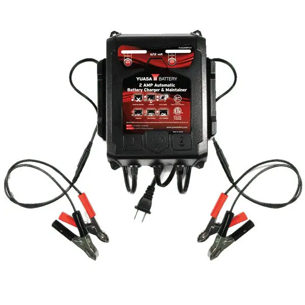 Yuasa - Battery Charger 6V/12V/2A 2 Bank 1