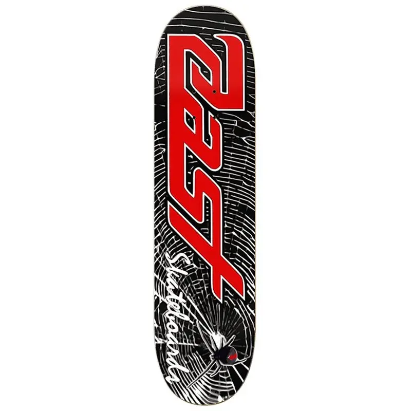 Z-East 8.25" X 32" Arachnid Web Skateboard Deck 1
