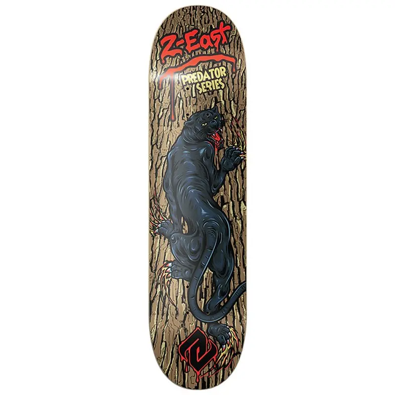 Z-East 8.25" X 32"  Black Panther Skateboard Deck 1