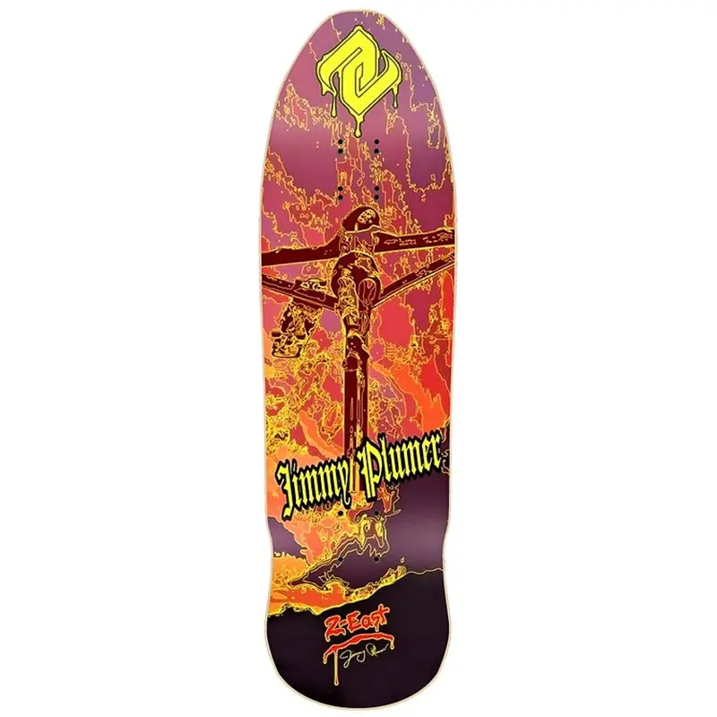 Z-East 9.25" Og Up Rise Shaped Skateboard Deck 1