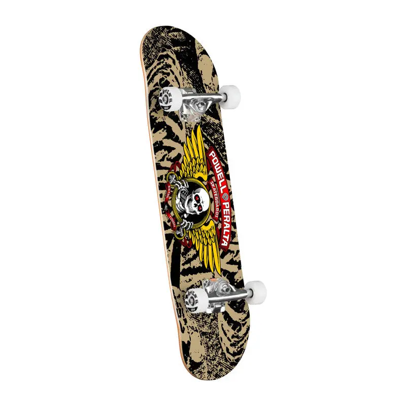 Powell Peralta 8" X 31.45" Winged Ripper Birch Khaki/Black Complete Skateboard (Dylans Special) 1