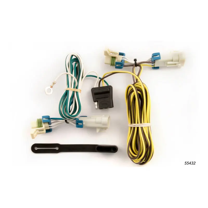 Curt 05-10 Chevrolet Hhr Custom Wiring Harness (4-Way Flat Output) 1