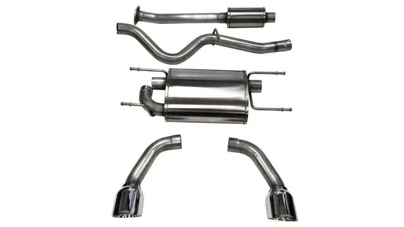 Corsa Polished Cat-Back Exhaust System For 2012–2014 Scion Frs And Subaru Brz 1