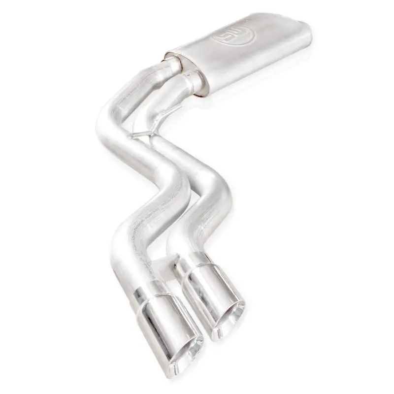 Stainless Works X-Pipe Resonator Exhaust Section – For 2011–2014 Ford Raptor, Passenger-Side Tire Exit Routing 1