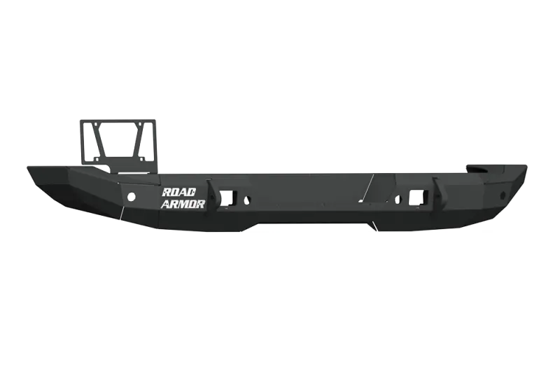 Road Armor 18-20 Jeep Wrangler Jl Stealth Rear Bumper Full Width W/Tire Carrier Hole - Tex Blk 1