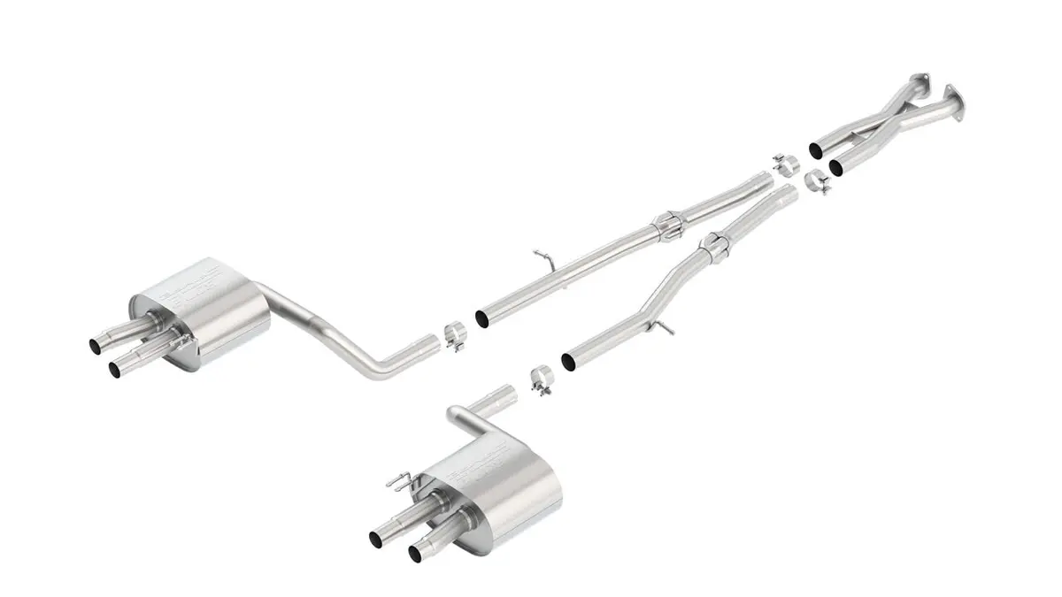 Borla S-Type Cat-Back Exhaust System – For 2018–2021 Kia Stinger 1