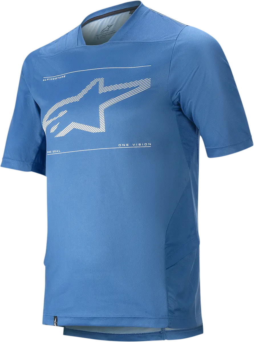 Alpinestars Drop 6.0 Short-Sleeve Motocross Jersey – Navy Blue, Size Small (Model 1766320-7310-Sm) 1