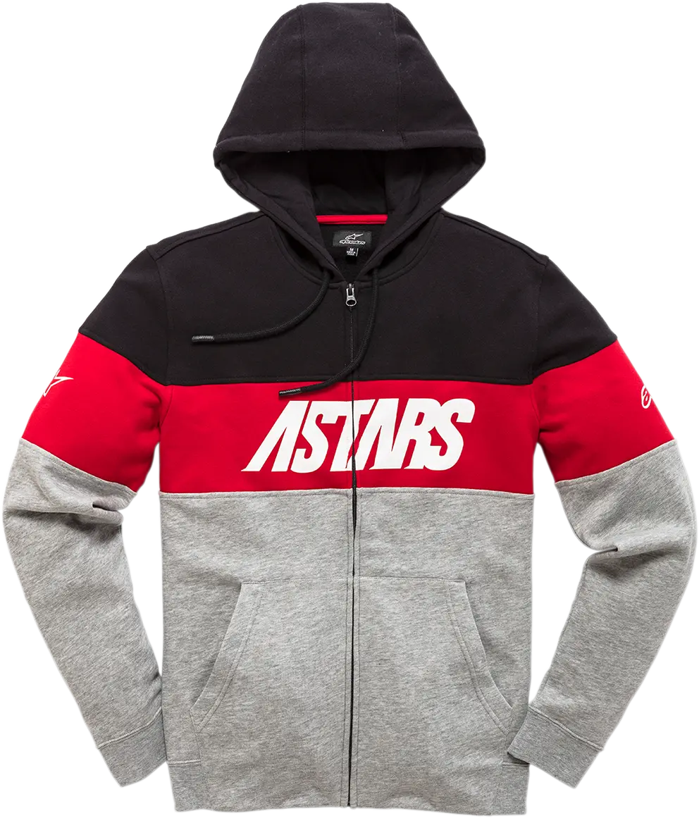 Alpinestars Grupo Zip Hoodie – Black/Heather Gray, Size 2Xl 1