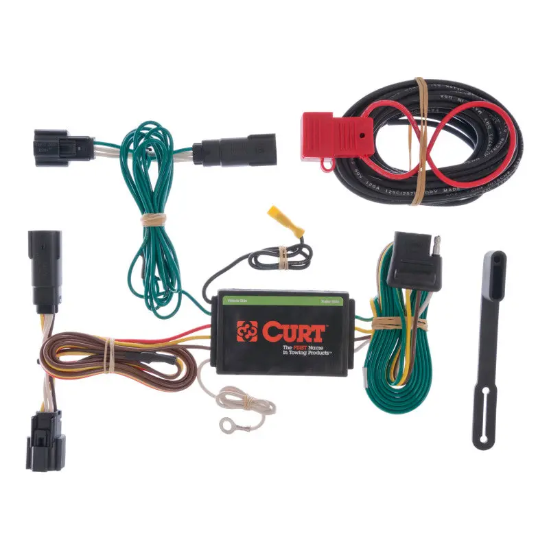 Curt Custom 4-Way Flat Trailer Wiring Harness For 2011–2014 Ford Edge 1