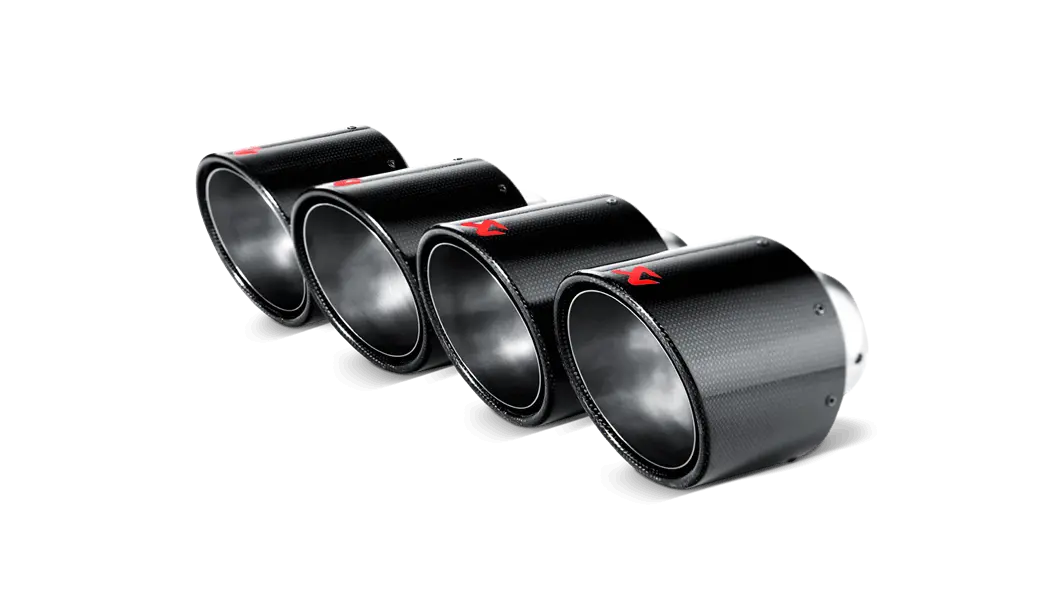 Akrapovic Carbon Fiber Dual Tail Pipe Kit – Chevrolet Corvette C6 Z06/Zr1 (2006–2013) 1