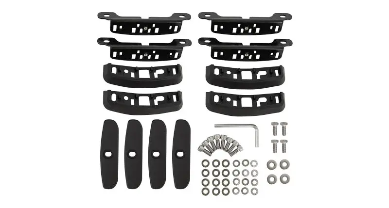 Rhino-Rack Rcp Base Kit — Flush Or Raised Rail Side Mount (4-Piece) 1