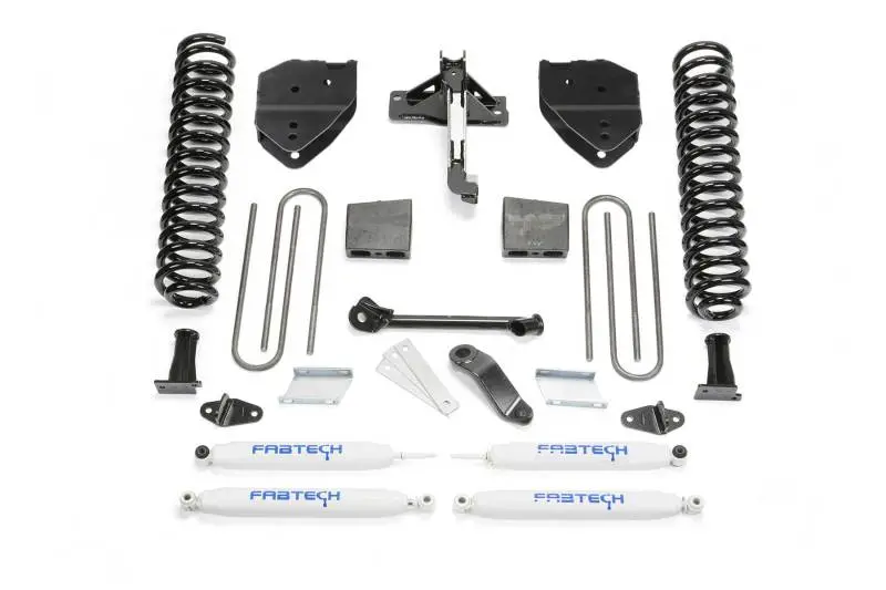 Fabtech 4-Inch Lift Kit With Performance Shocks For 2017–2020 Ford F-250/F-350 Super Duty Diesel (4Wd) 1