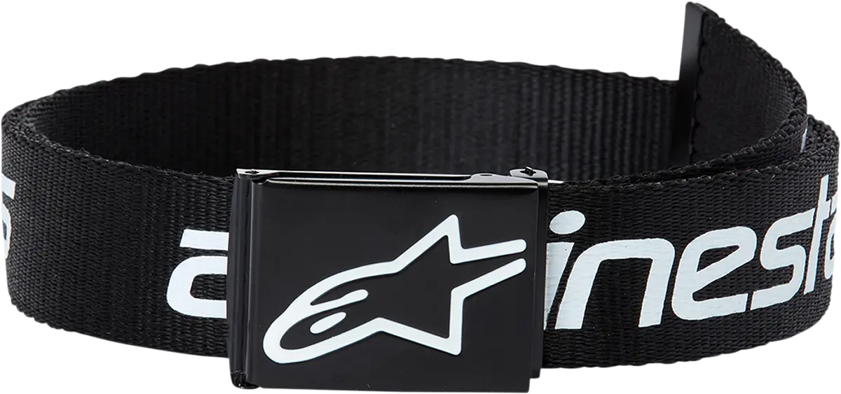Alpinestars Linear Web Utility Belt – Black & White Contrast, One-Size Adjustable (Style 1230931001020Os) 1