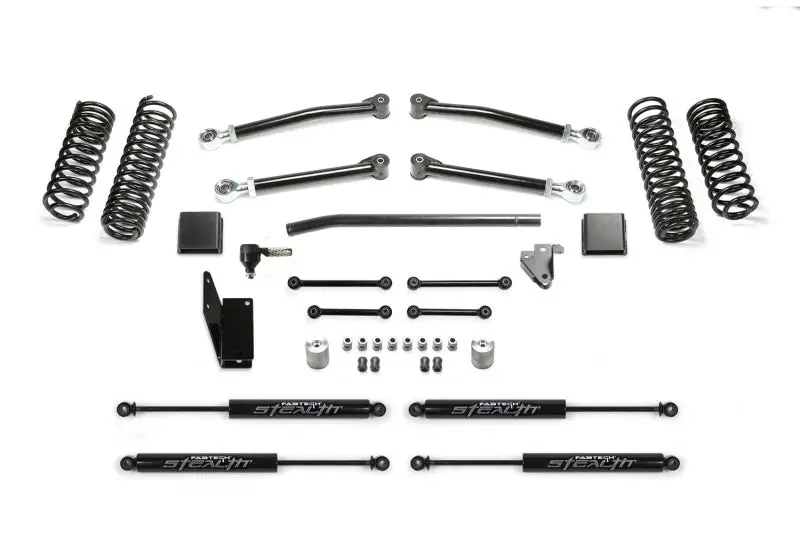 Fabtech 3-Inch Trail Lift System With Stealth Shocks For 2020 Jeep Gladiator Jt (6-Cylinder, 4Wd) 1