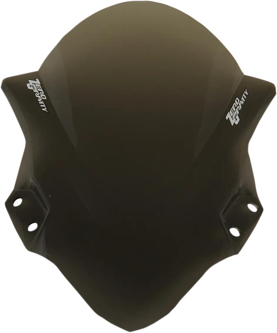 Zero Gravity Double Bubble Windscreen – Light Smoke Tint, Fits Kawasaki Ninja 400 (Part #16-283-02) 1