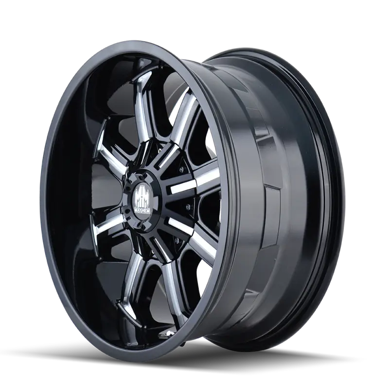 Mayhem Beast Gloss Black Machined-Spoke Wheel – 20X9, 5X127, +18Mm Offset, 87Mm Hub 2