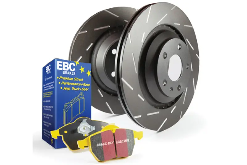 Ebc S9 Premium Brake Kit: Yellowstuff Pads + Usr Drilled & Slotted Rotors 1