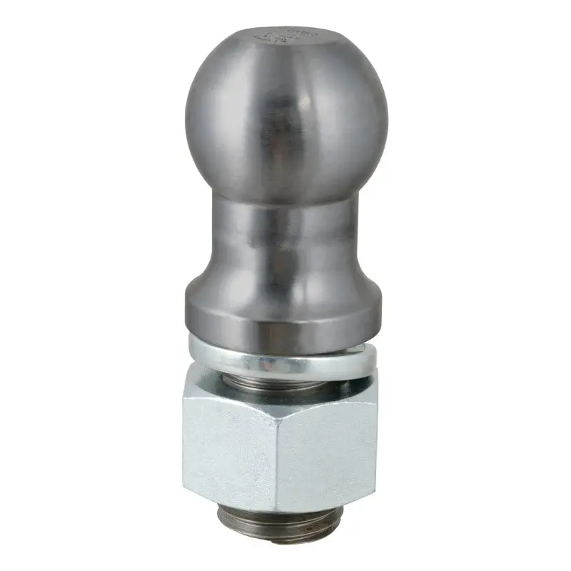 Curt 3-Inch Trailer Ball With 2" X 3-1/4" Shank – 30,000 Lb Capacity (Raw Steel) 1