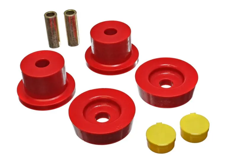 Energy Suspension Red Polyurethane Rear Differential Bushing Kit For 1990–1997 Mazda Miata 1