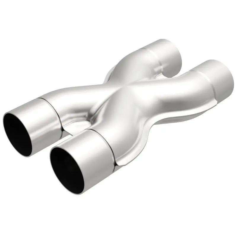 Magnaflow Smooth Transition X-Pipe – 2.5" Inlet/Outlet, 12" Length, Stainless Steel 1