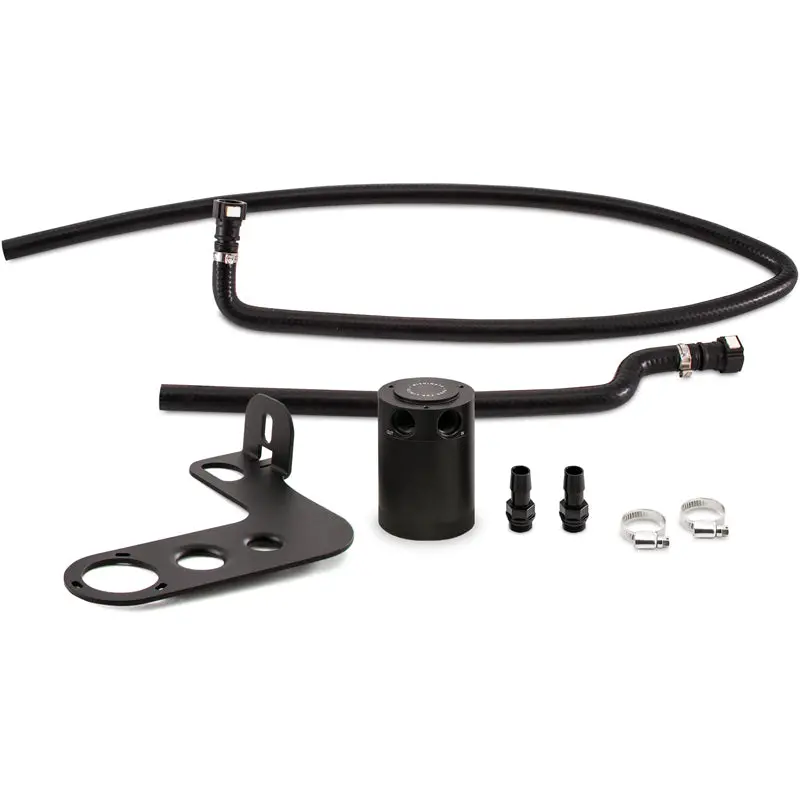Mishimoto Baffled Oil Catch Can Kit For 2010–2015 Chevrolet Camaro Ss (Automatic Transmission) – Matte Black 1