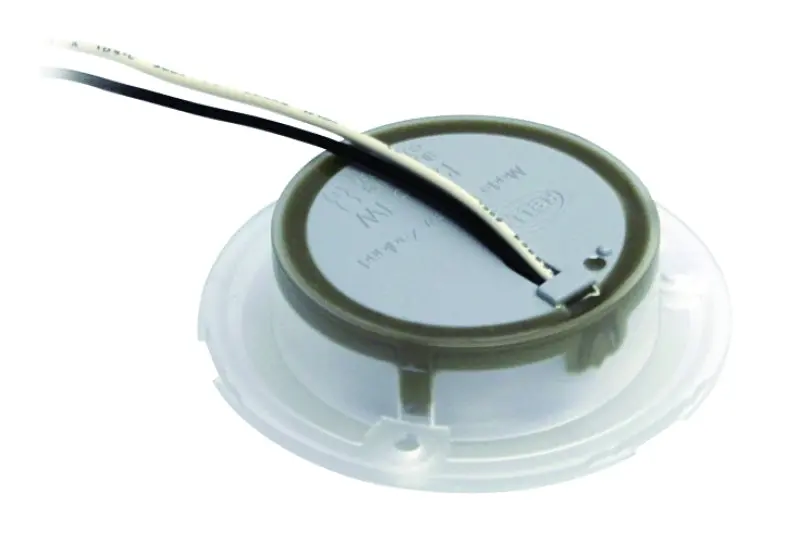 Hella 0500 Series Slim-Line 12V White Led Courtesy Light With Plastic Bezel 1