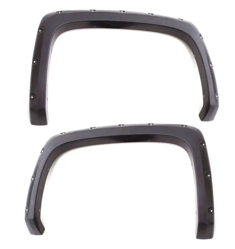 Lund Elite Series Textured Fender Flares For 2019 Chevrolet Silverado 1500 – Rear Pair, Black Rx-Rivet Style 1