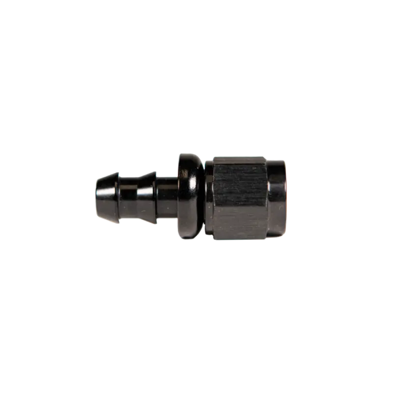 Fleece Performance -8An Straight-To-Hose Barb Fitting – Black Universal Adapter 1