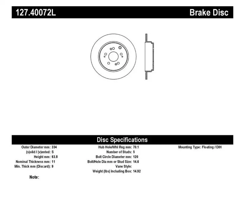 Stoptech Sport Slotted And Drilled Brake Rotors 1