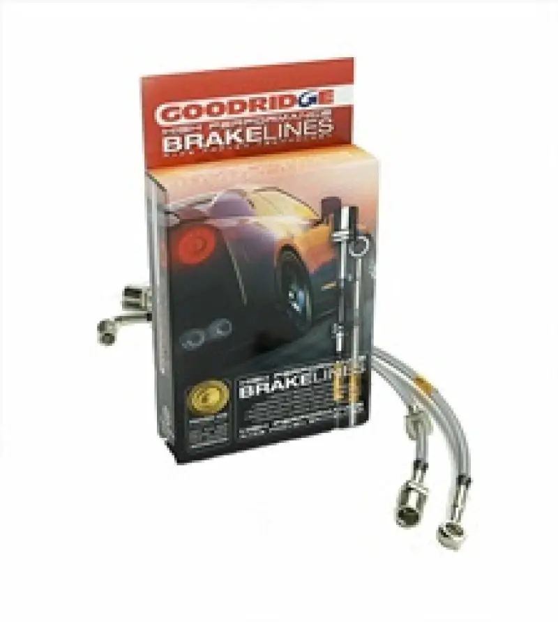 Goodridge Stainless Steel Brake Hose Kit For 2009–2016 Mercedes-Benz E350 W212 Sedan 2