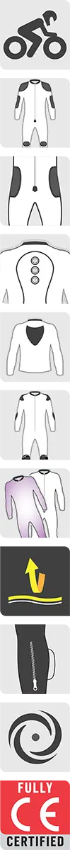Alpinestars Gp Plus Venom One-Piece Leather Racing Suit – Black/Red Fluorescent/White (Us 48 / Eu 58) 1