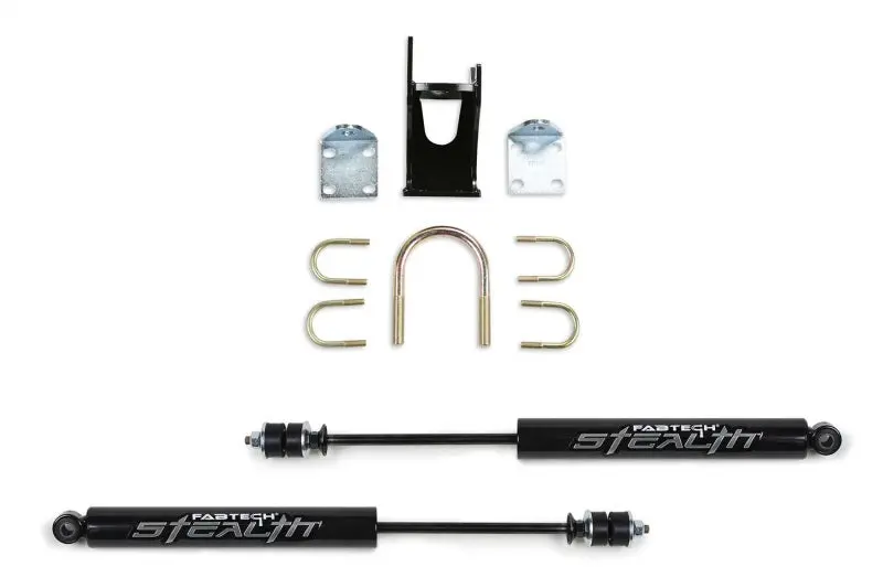 Fabtech Dual Stealth Steering Stabilizer Kit – 2005–2020 Ford F-250/F-350 4Wd 1
