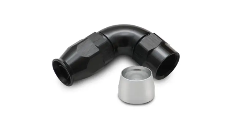 Vibrant -16An 90° High-Flow Ptfe-Lined Hose Fitting – Stainless Steel 1