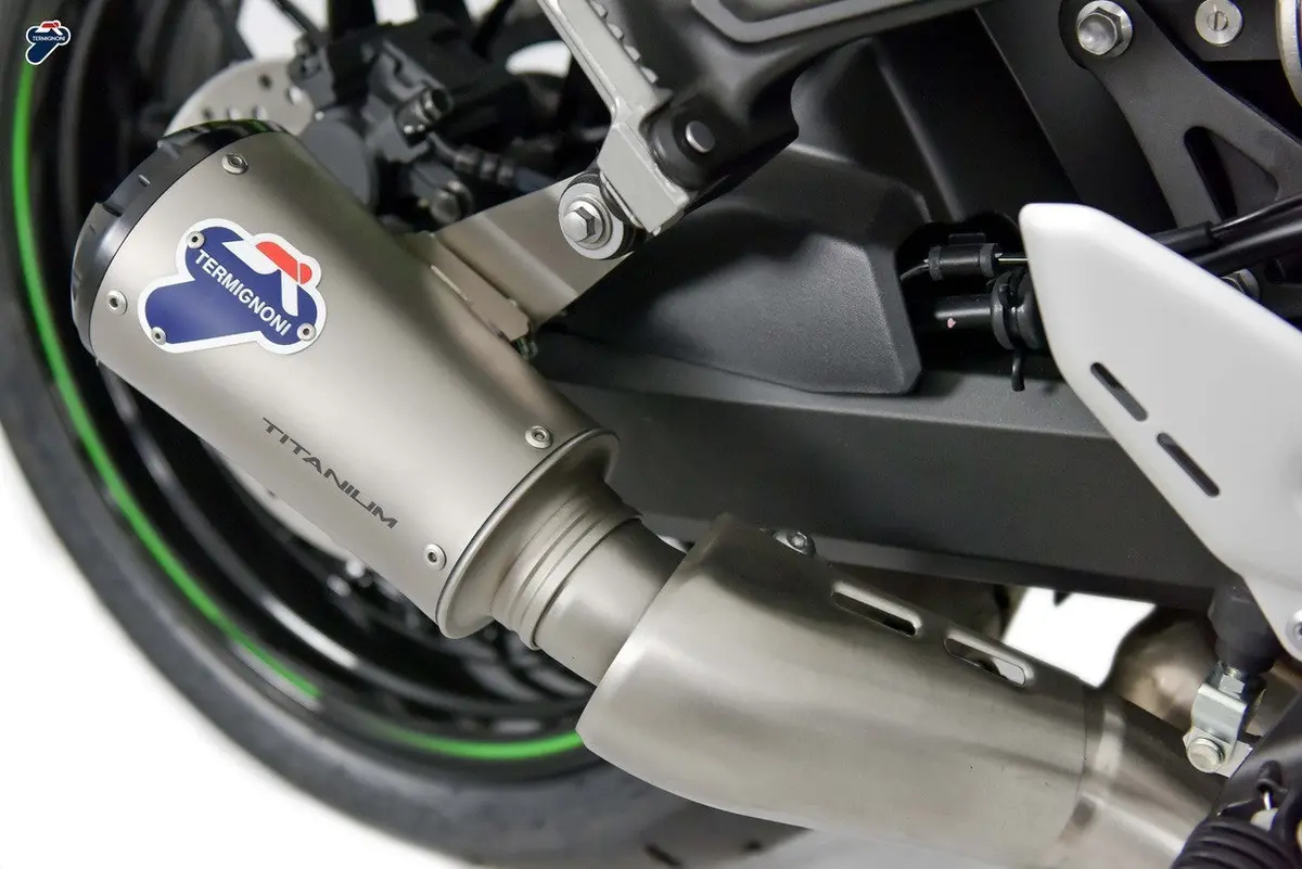 Termignoni So-02 Titanium Slip-On Exhaust With Black Aluminum End Cap – Fits 2018+ Kawasaki Z900Rs 1
