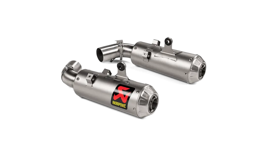 Akrapovič Gp Slip-On Exhaust System For 2019–2021 Ducati Hypermotard 950 & 950 Sp 1