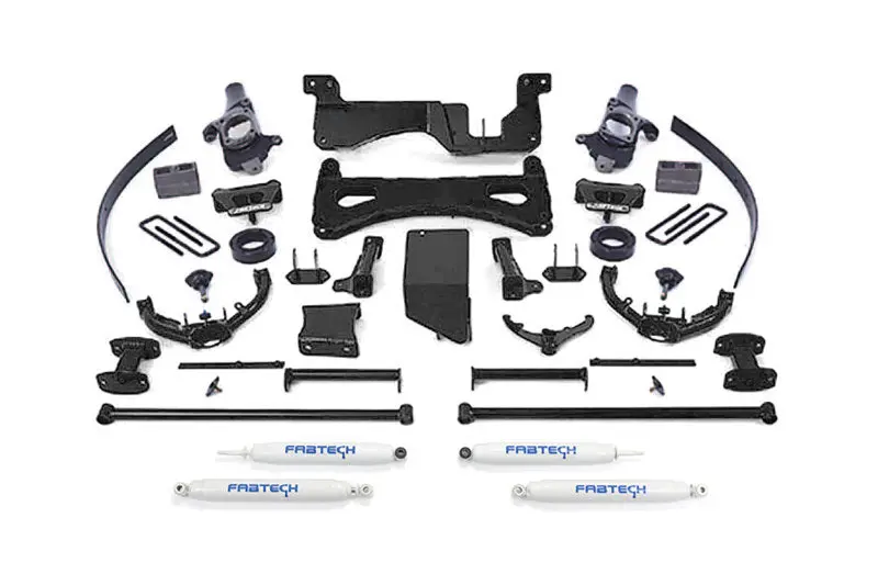 Fabtech 8-Inch Performance Lift System With Tuned Shocks For 2007–2008 Gm C/K2500Hd & C/K3500 Non-Dually 1