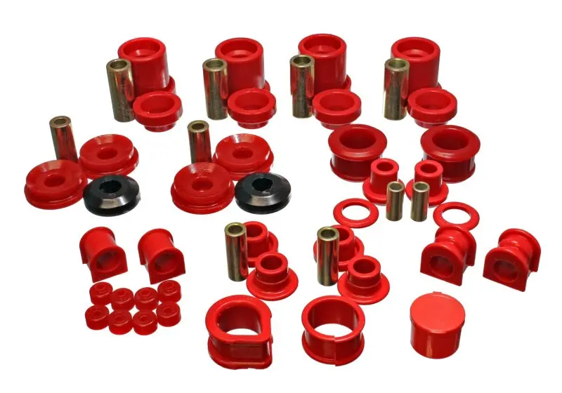 Energy Suspension Hyper-Flex Red Sway Bar End Link Bushing Kit For 1990–1996 Nissan 300Zx 1