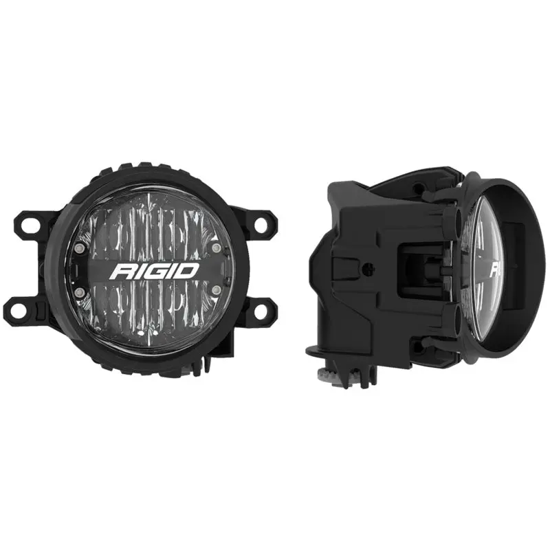 Rigid Industries 360-Series Led Fog Lights – 4-Inch Sae J583 Certified, White Output, Pair (Fits 2014+ 4Runner/Tundra, 2016+ Tacoma) 1