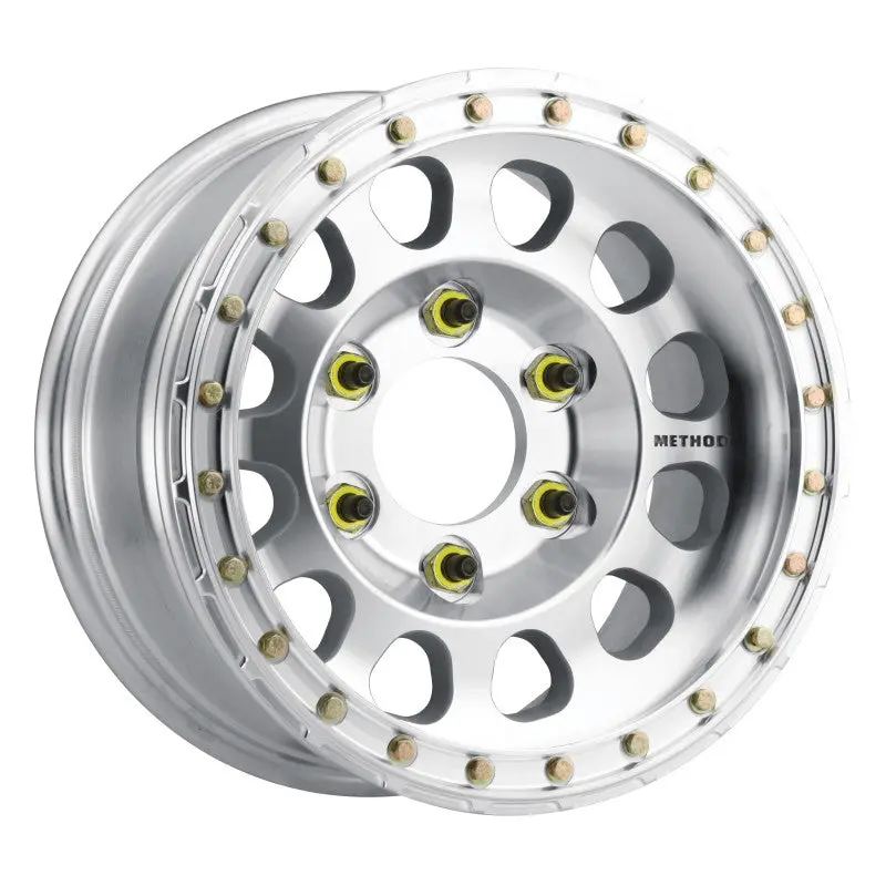 Method Mr103 Beadlock Wheel – 15X8 Inches, -24Mm Offset, 6X5.5 Bolt Pattern, 108Mm Center Bore, Raw Machined Finish 1