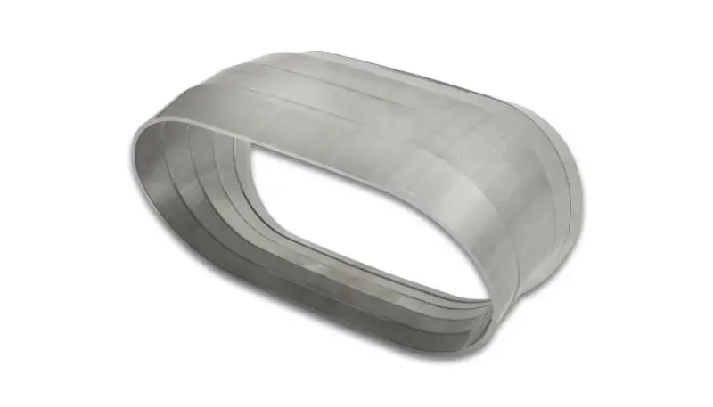 Vibrant 304 Stainless Steel Vertical Oval Resonator – 3" Nominal Diameter, 3.10" Centerline Radius, 9° Cut Angle (Pack Of 5) 1