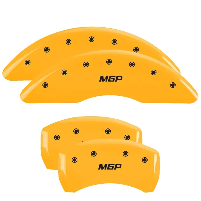 Mgp Engraved Yellow Caliper Covers – Front And Rear For 2017 Bmw 530I Xdrive 1