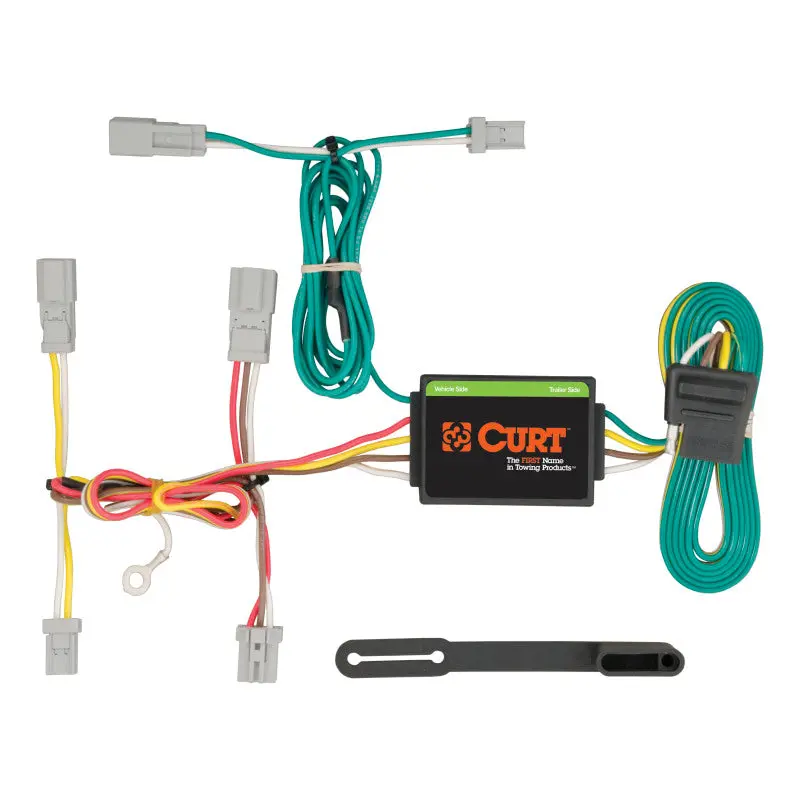 Curt Custom Vehicle Wiring Harness – 4-Way Flat Trailer Connector For 2004–2008 Acura Tl 1