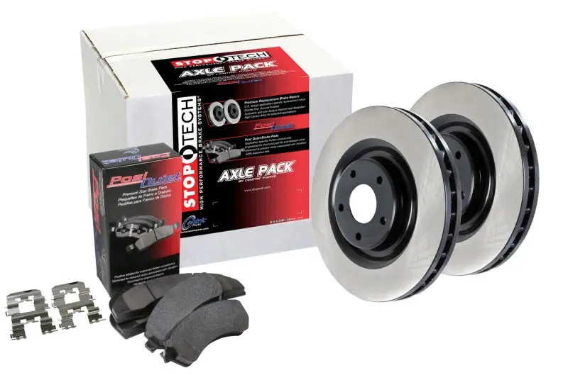 Centric Oe-Style Coated 4-Wheel Brake Kit – Front And Rear Replacement Set 1
