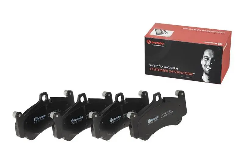 Brembo Rear Ceramic Brake Pads – Nao Premium Grade, Oe Equivalent For 2014–2018 Audi A6 Quattro, Rs7 & 2016–2018 A6 1