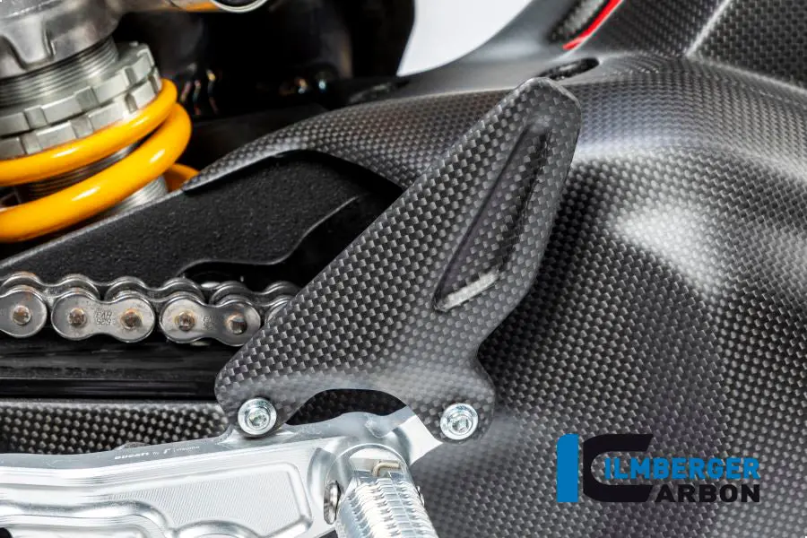 Ilmberger Carbon Fiber Heel Guard — Precision-Fit For Ducati Panigale & Streetfighter V4 Series (2018–2024) 1