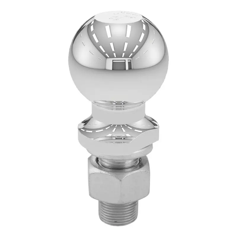 Curt 2-5/16" Heavy-Duty Chrome Trailer Ball – 1" Shank, 2-1/8" Length, 7,500 Lb Capacity 1