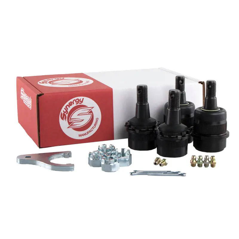 Synergy Manufacturing Heavy-Duty Knurled Adjustable Ball Joint Kit For Jeep Jk And Wj Models 1