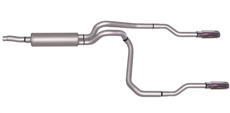 Gibson Cat-Back Dual Exhaust System – Stainless Steel, 2.5", For 2002–2003 Dodge Dakota Slt 3.9L 1